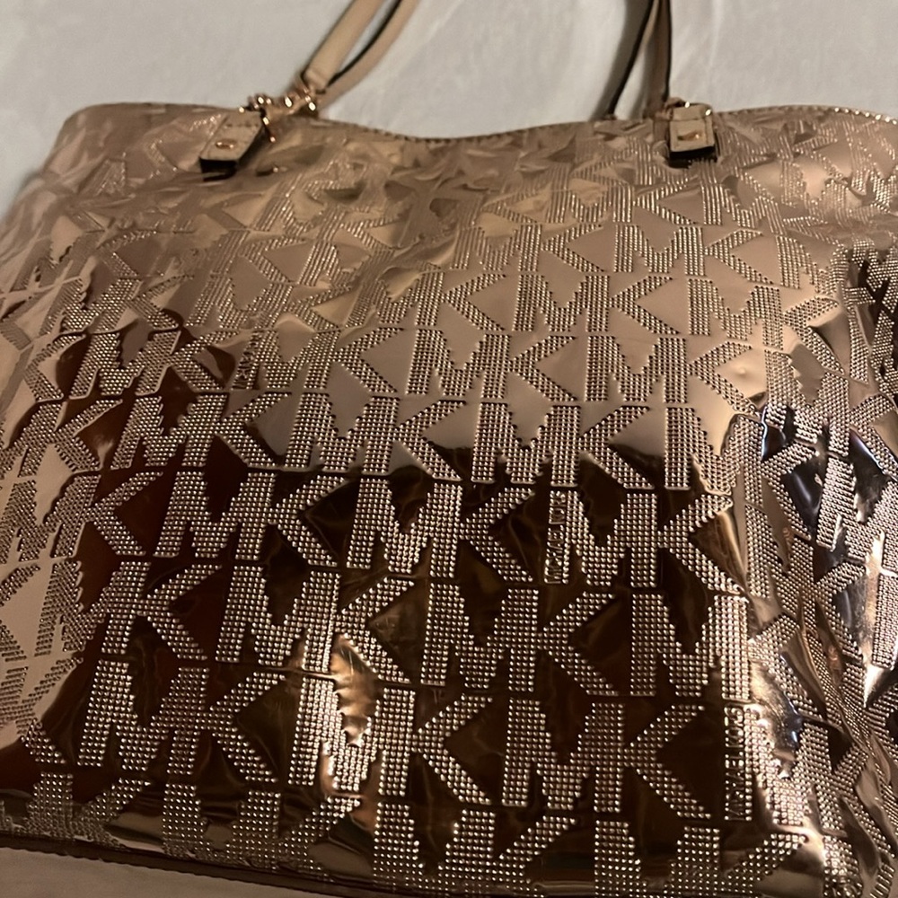 MICHAEL Michael Kors Rose Gold Tote Bag